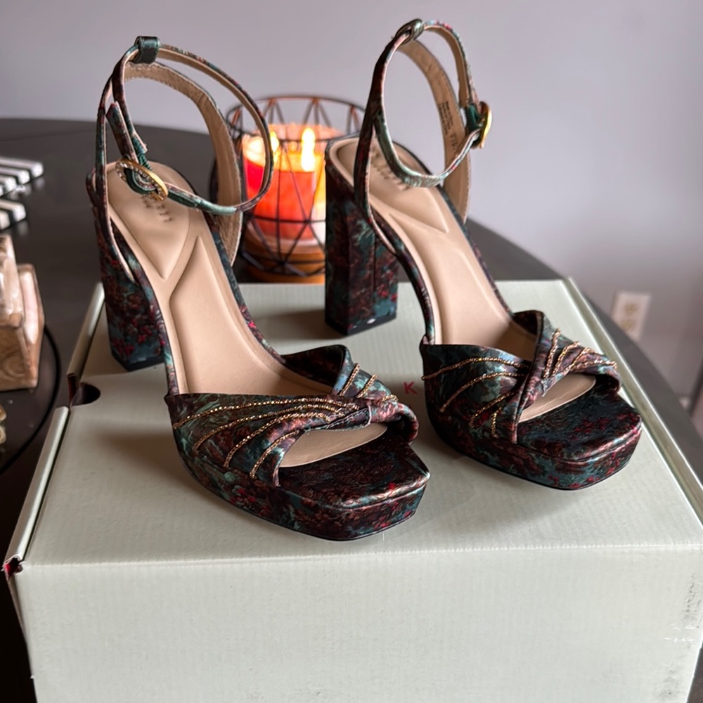 Elegant Multicolor Platform Heels